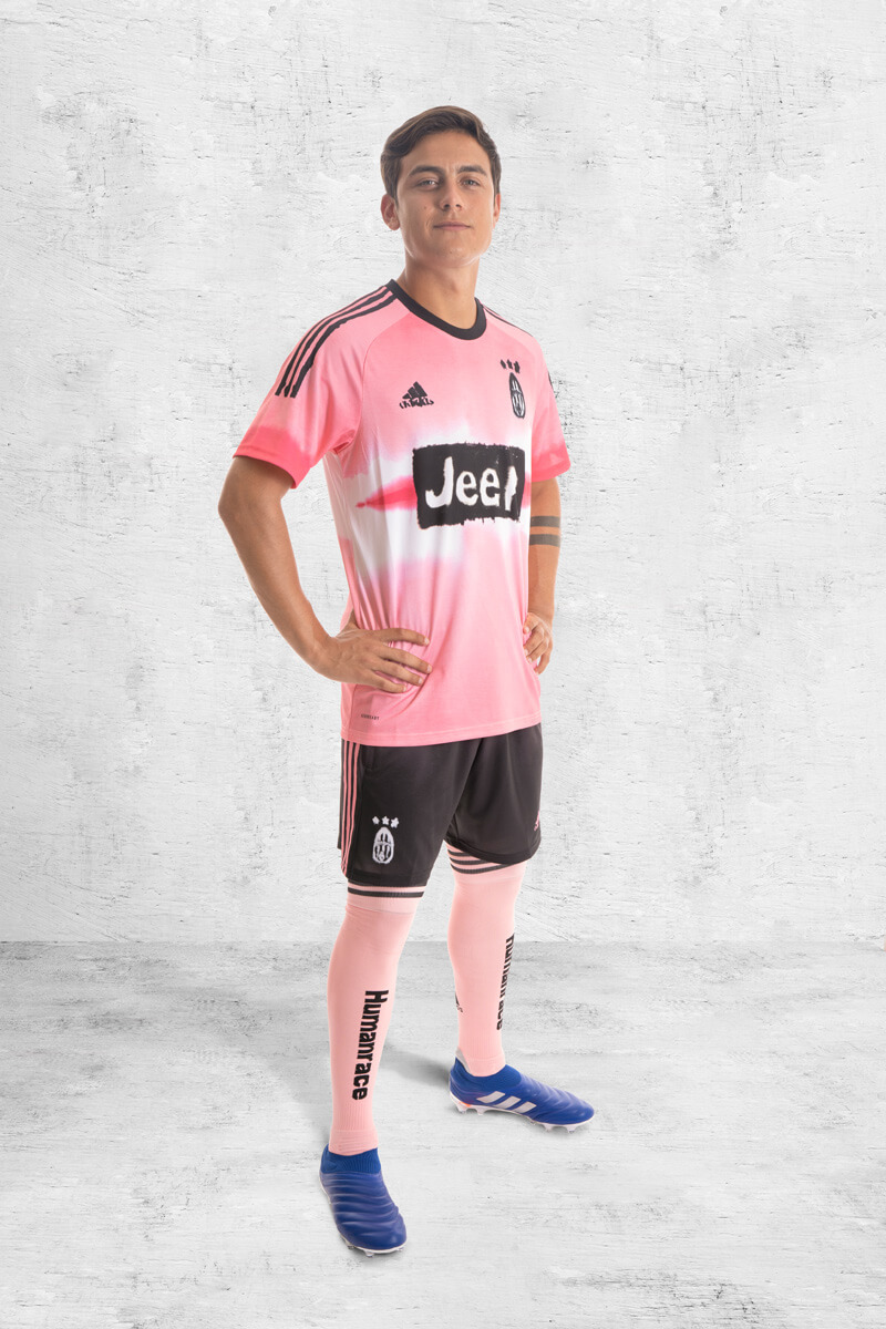 holte Viskeus jas Juventus Human Race Jersey - Pink | Elmont Youth Soccer