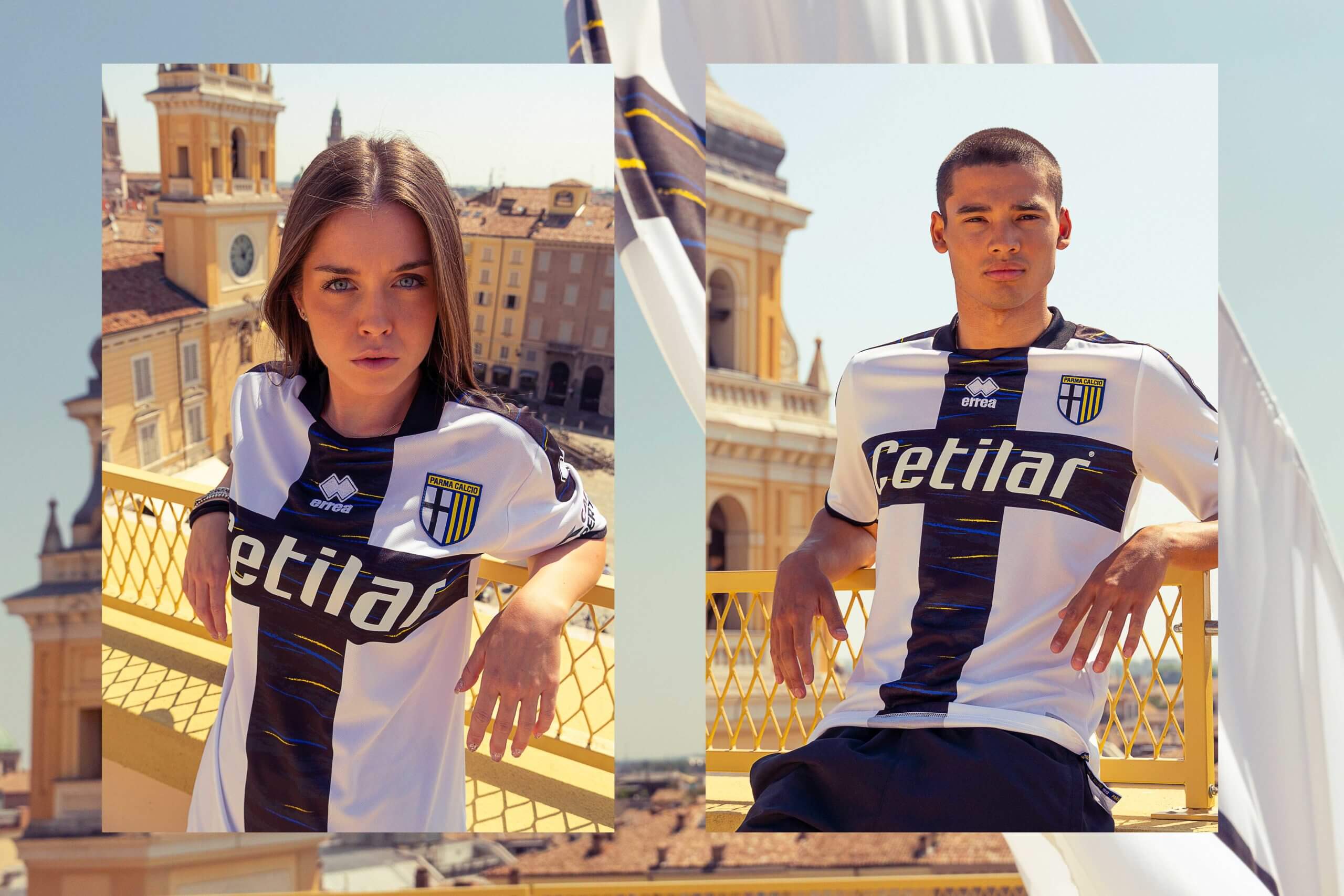 Parma Calcio home jersey
