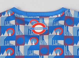 Arsenal launch new pre-match kit inspired by London Underground train seats