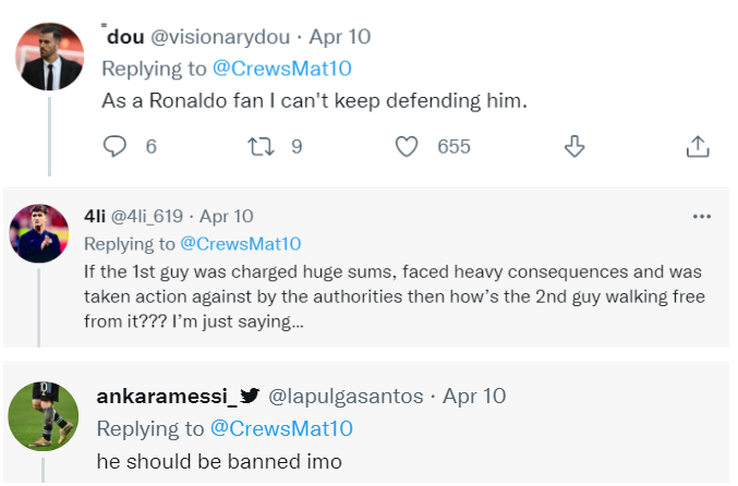 Criticism of Ronaldo