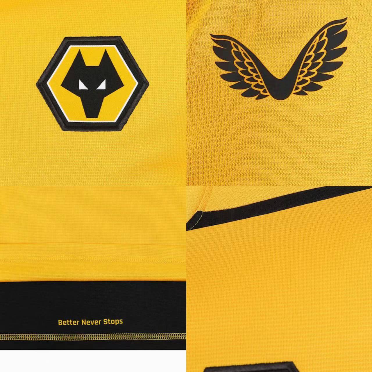 new Wolves home jersey