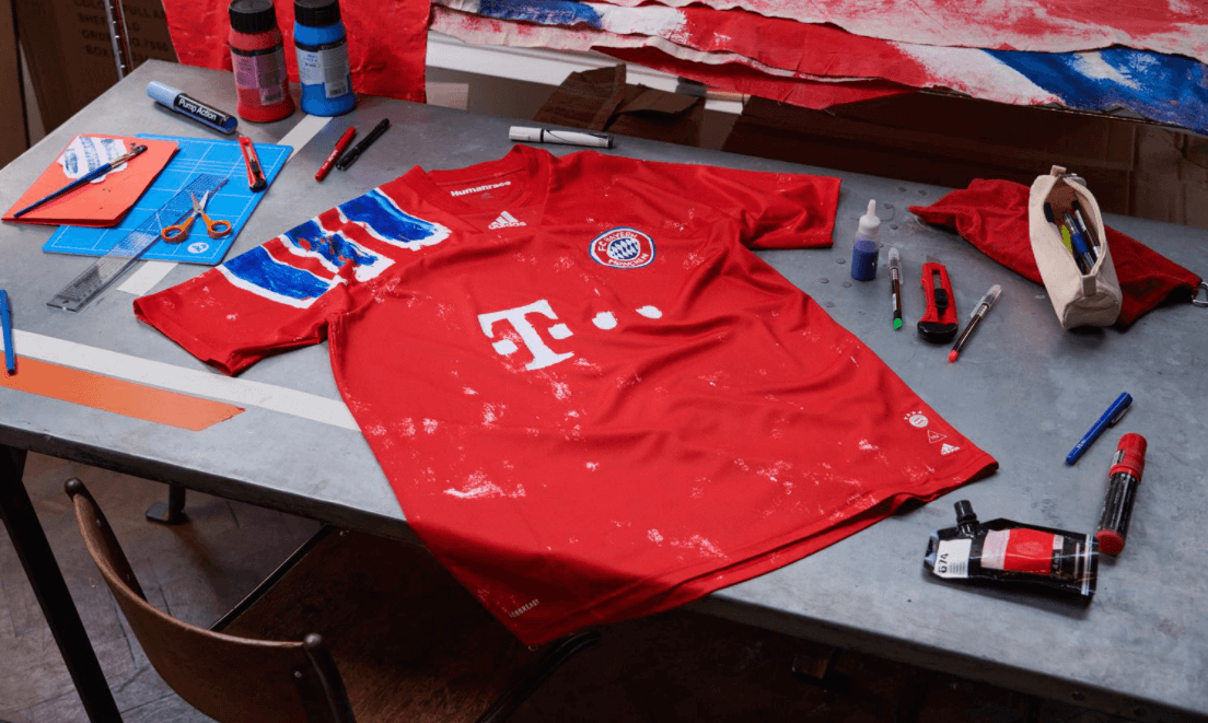 Bayern Munich Human Race Red Soccer Jerseys