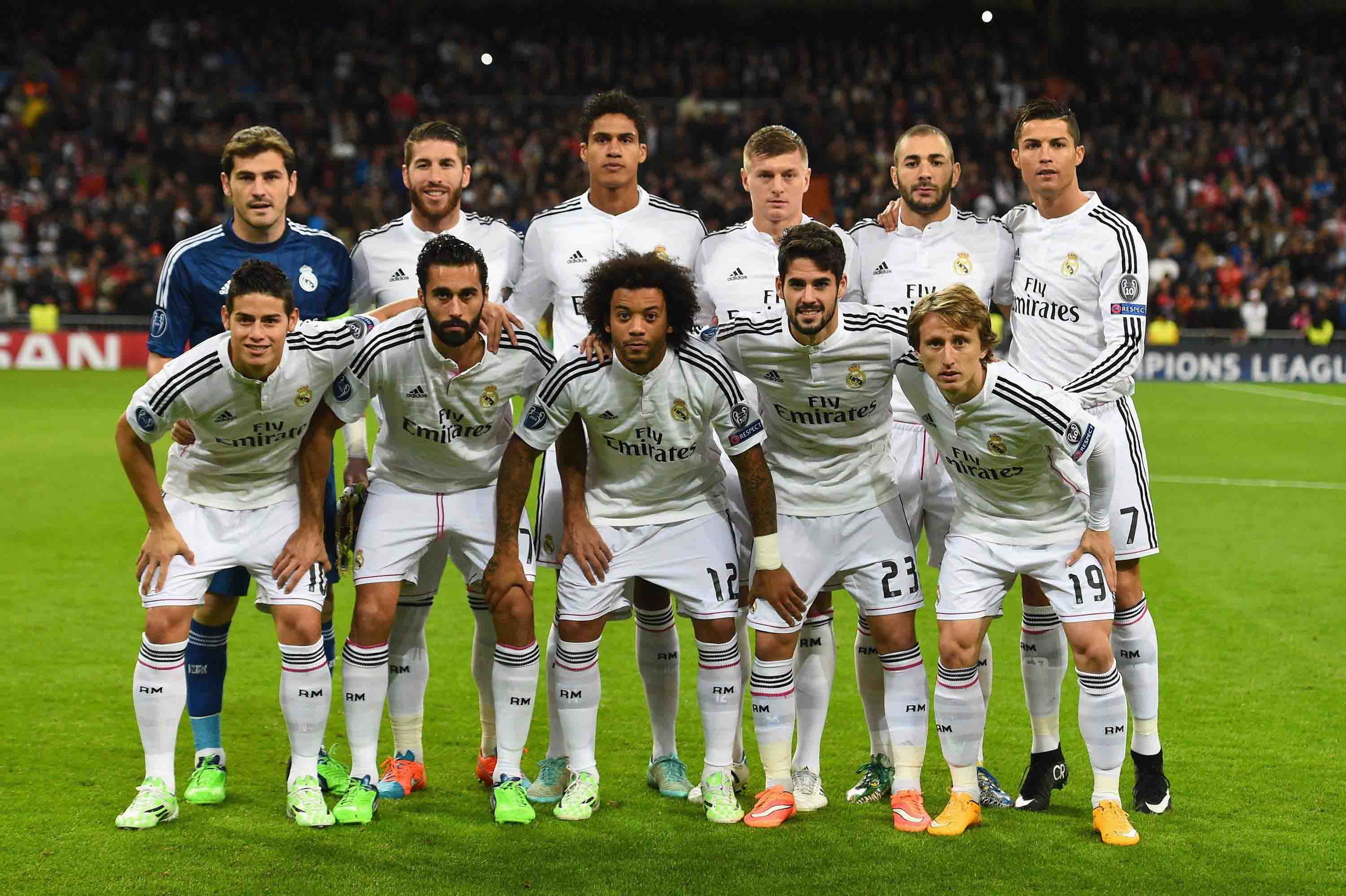 14/15 Real Madrid Home White Retro Jerseys