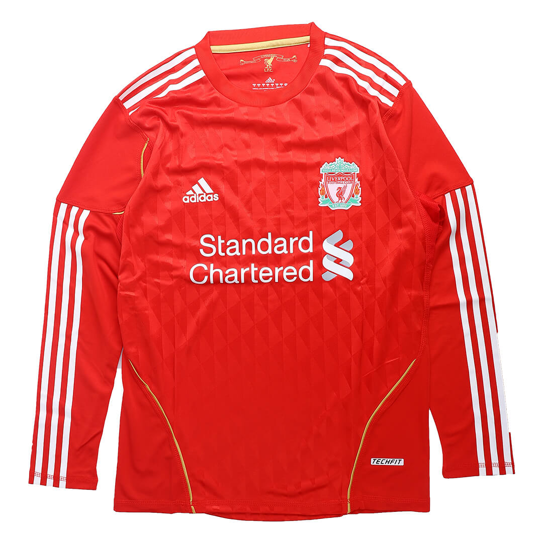 11/12 Liverpool Home Red Retro Long Sleeve Jerseys