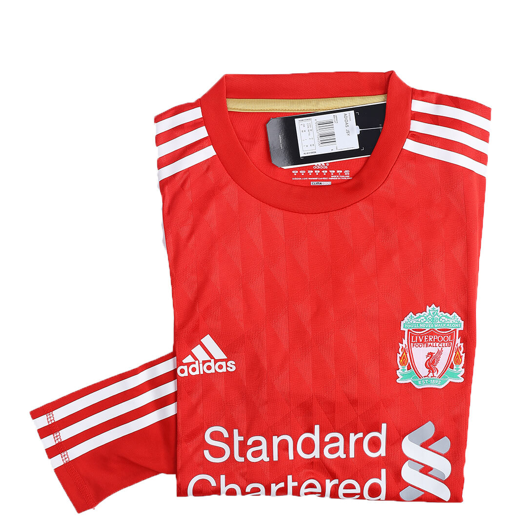 11/12 Liverpool Home Red Retro Long Sleeve Jerseys