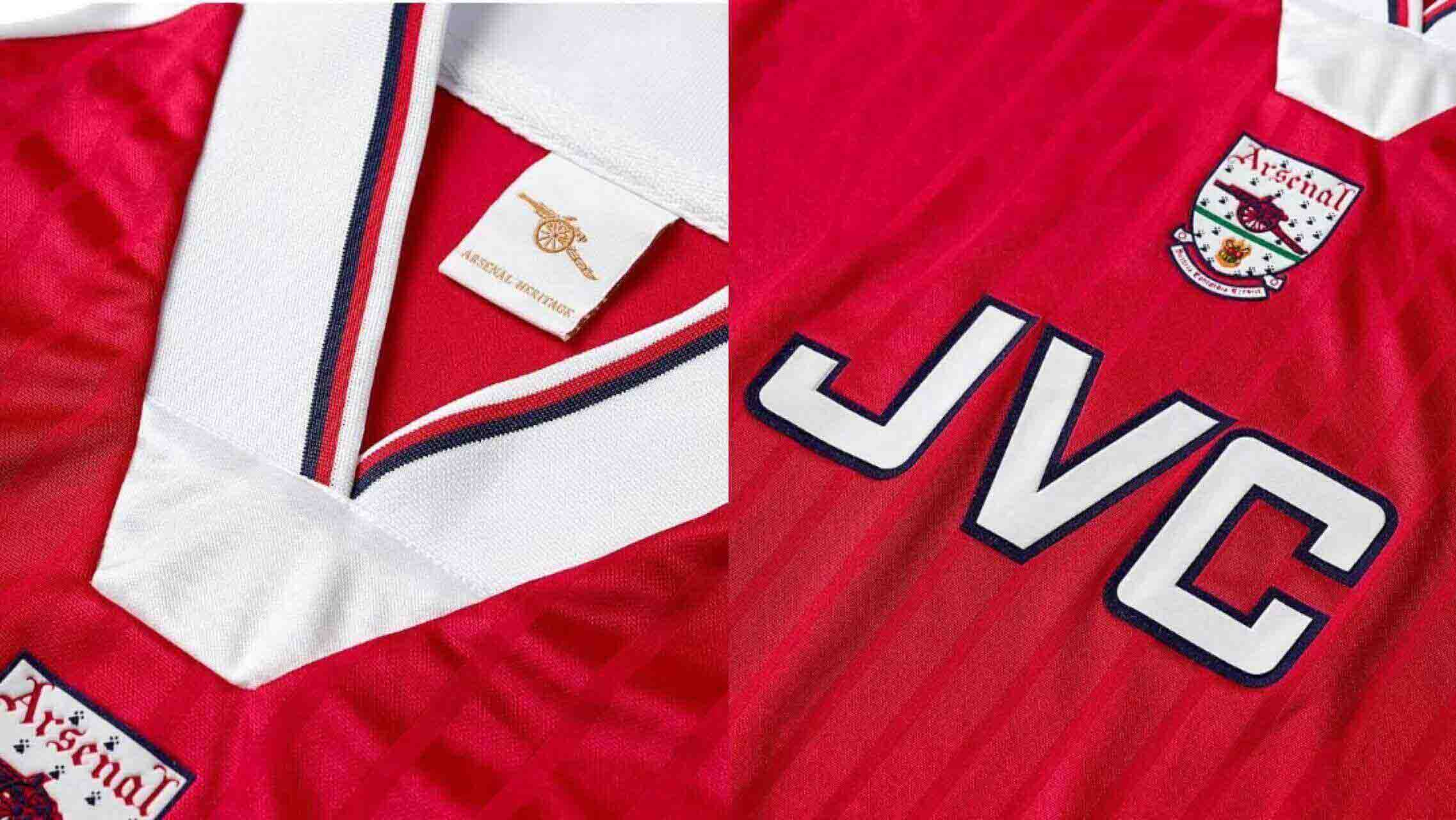 1992 Arsenal away jersey
