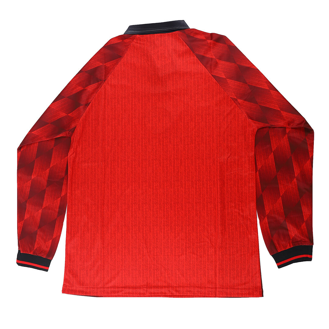 96/97 Manchester United Home Red Retro Long Sleeve Jerseys