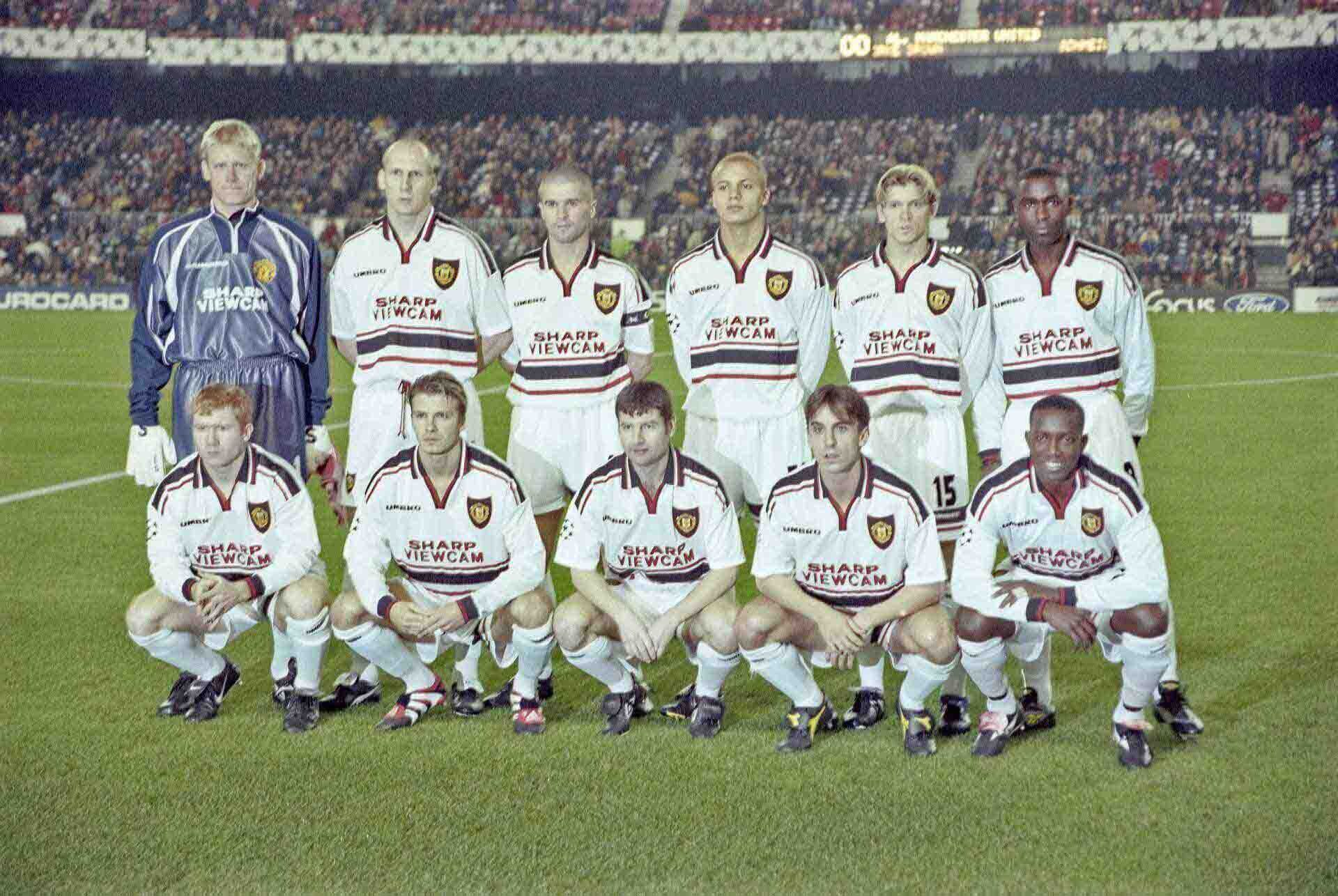 98/99 Manchester United Away White Retro Jerseys
