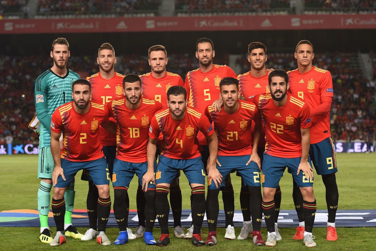 2022 Spain home shirt world cup