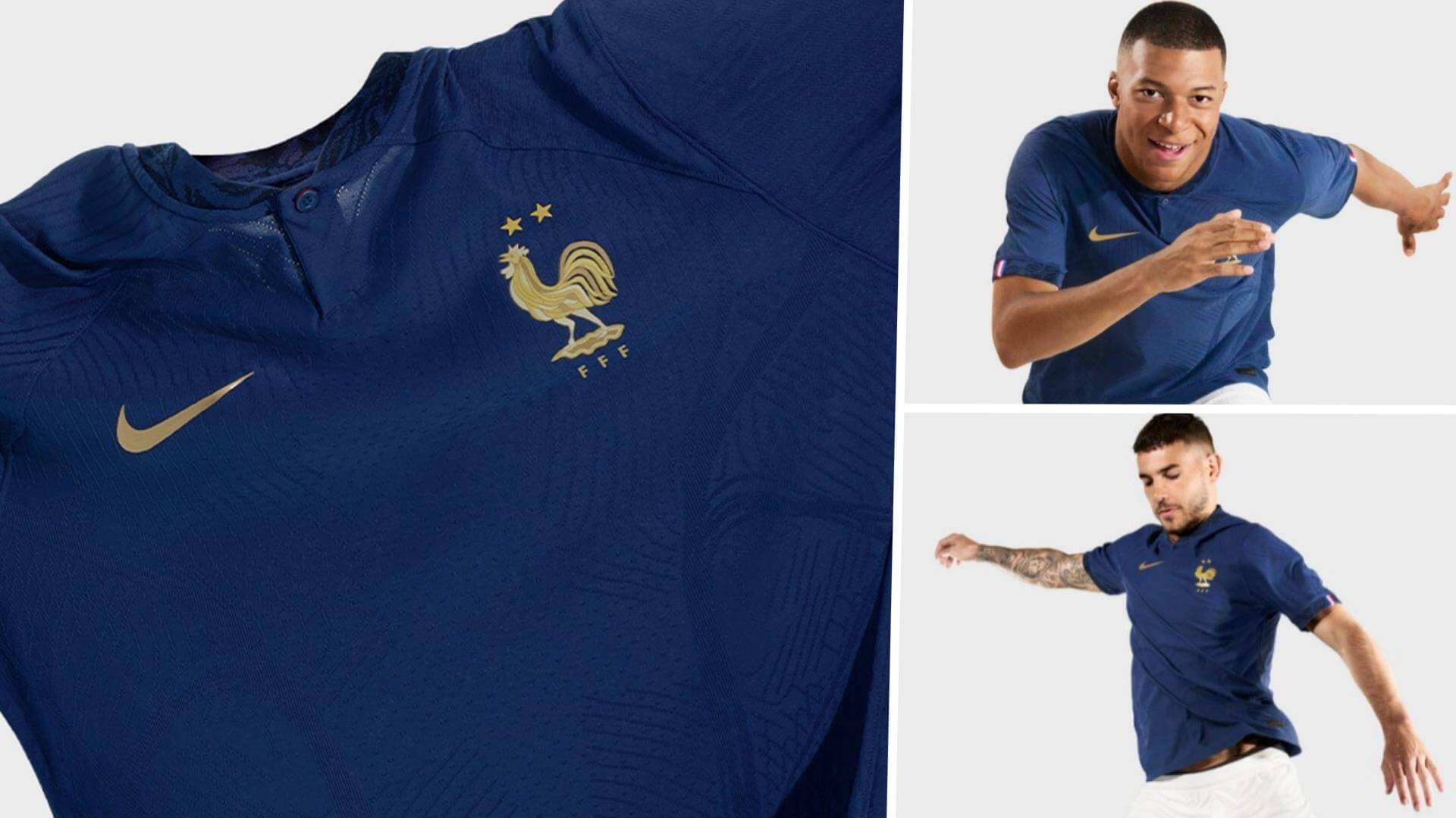 Nike France Greizmann Away Jersey W/ World Cup Champion