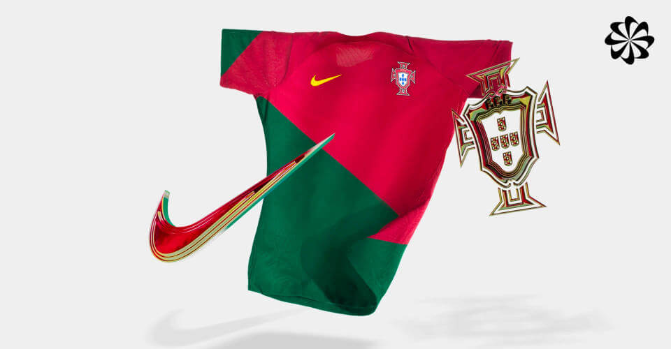 Portugal unveils World Cup shirt in diagonal red-green design