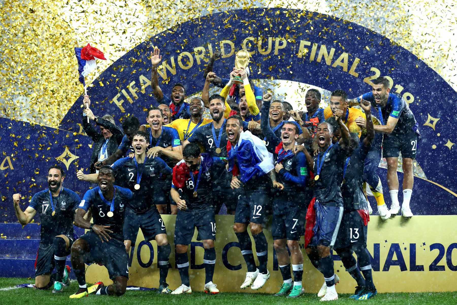 French national football team win FIFA 2018