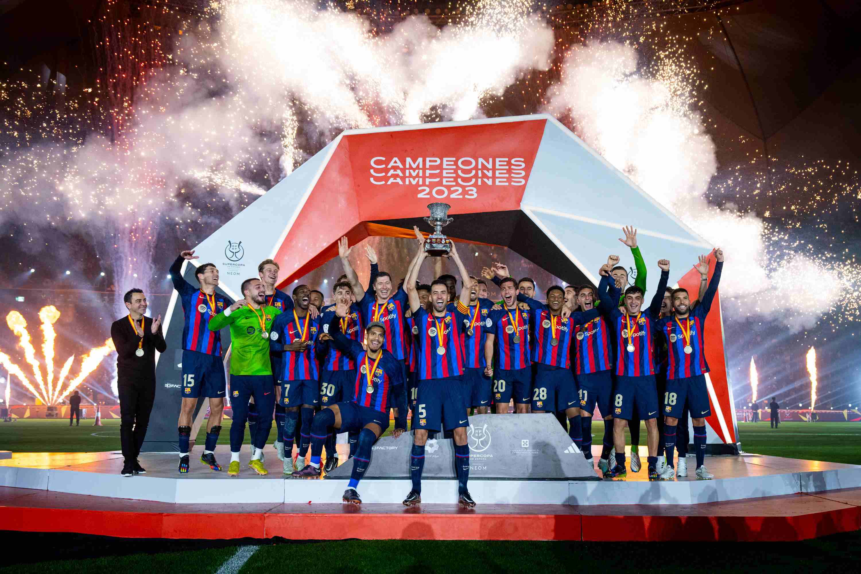 Real Madrid 1-3 FC Barcelona wins the Super Cup 2023