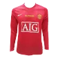 Manchester United Champion League Home Jersey Retro 2007/08 By - Long Sleeve - ijersey
