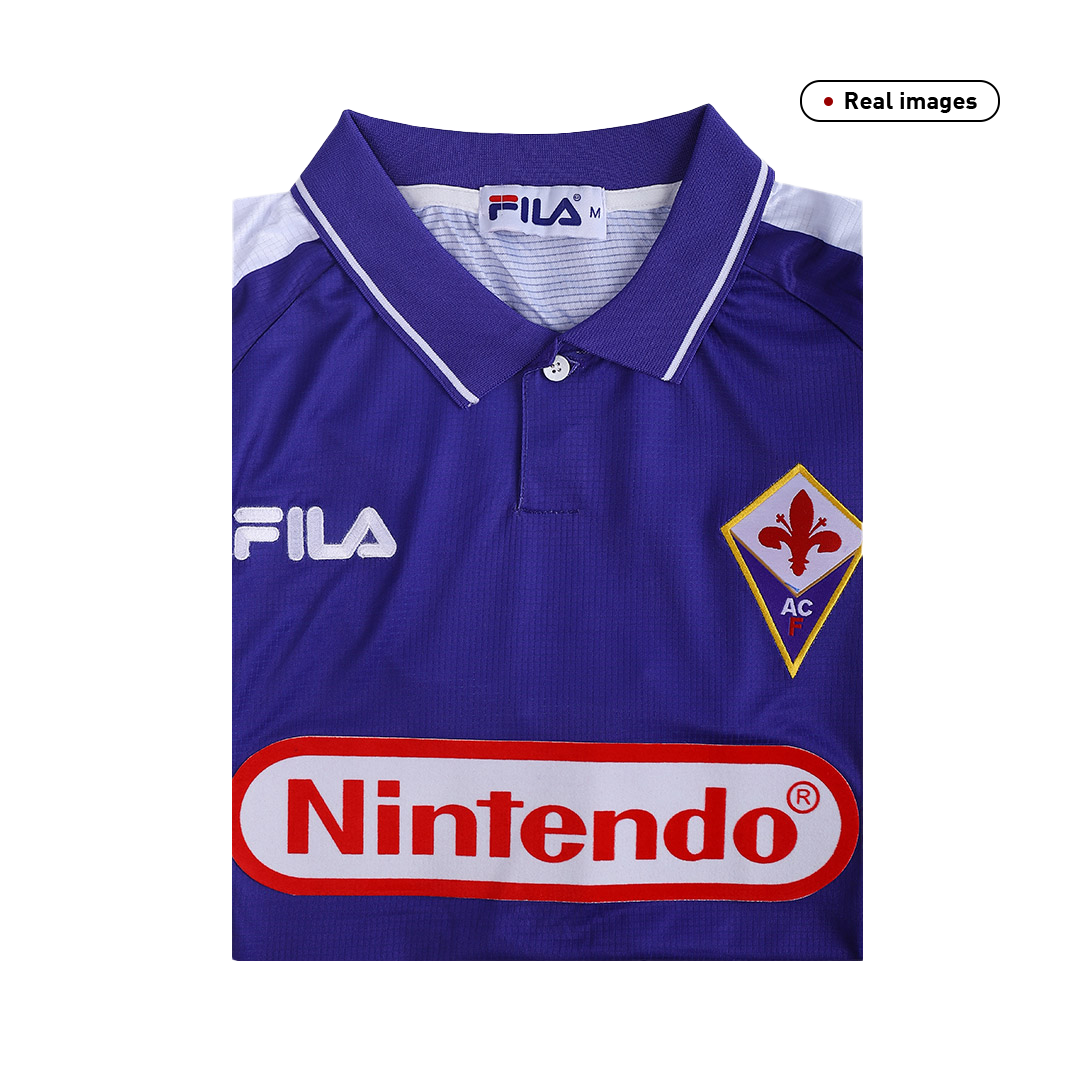 Fila Fiorentina FC 98/99 Home Jersey Football, Men's Fashion, Tops