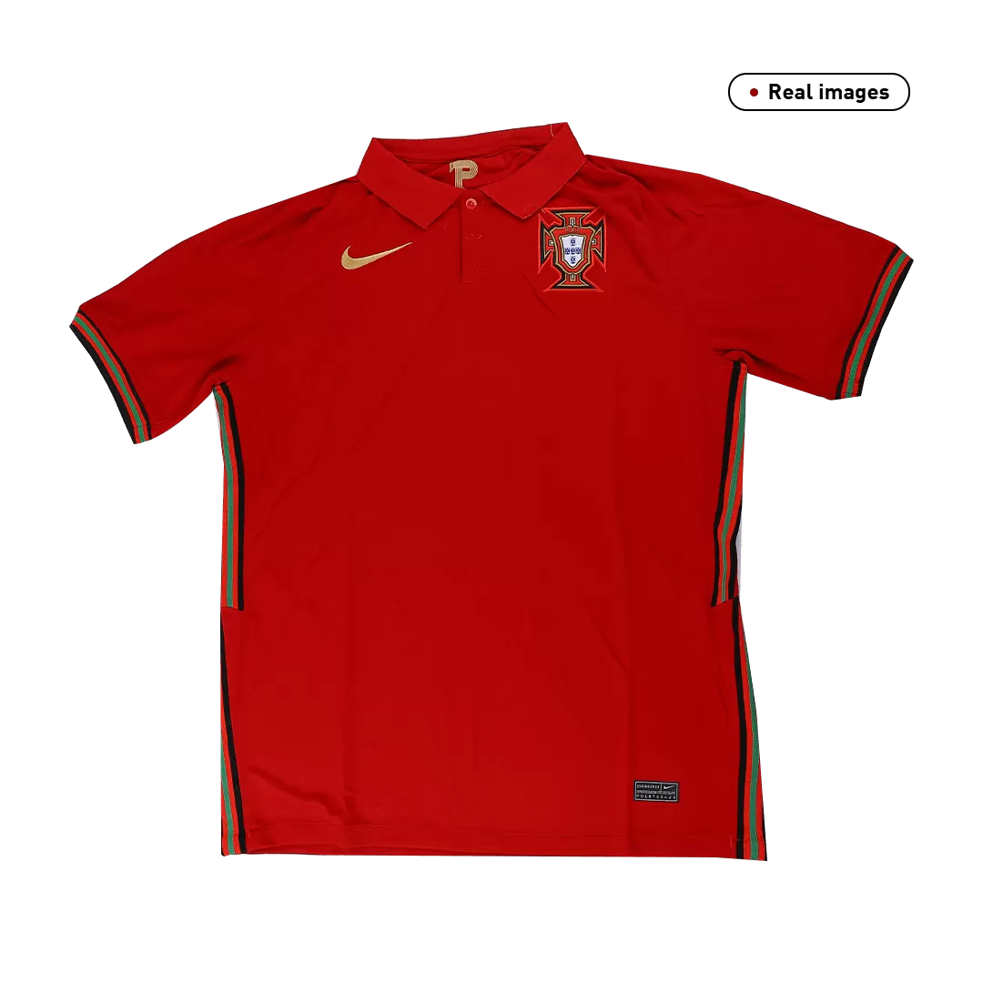 Portugal National Soccer Team #7 RONALDO Red Home Long Sleeves Jersey