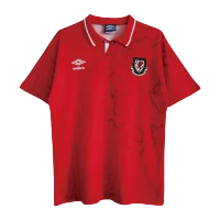 Wales Home Jersey Retro 1992/94 By - elmontyouthsoccer
