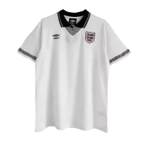 England Home Jersey Retro 1990 By - elmontyouthsoccer