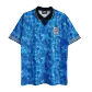 England Away Jersey Retro 1990 By - Blue - elmontyouthsoccer