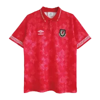 Wales Home Jersey Retro 1990/92 By - elmontyouthsoccer