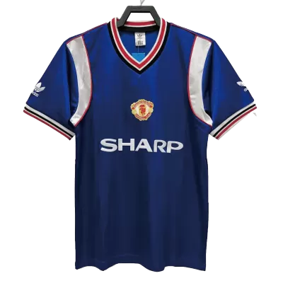 Retro 1985 Manchester United Away Soccer Jersey - ijersey