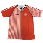 Retro 1986 Denmark Home Soccer Jersey - elmontyouthsoccer