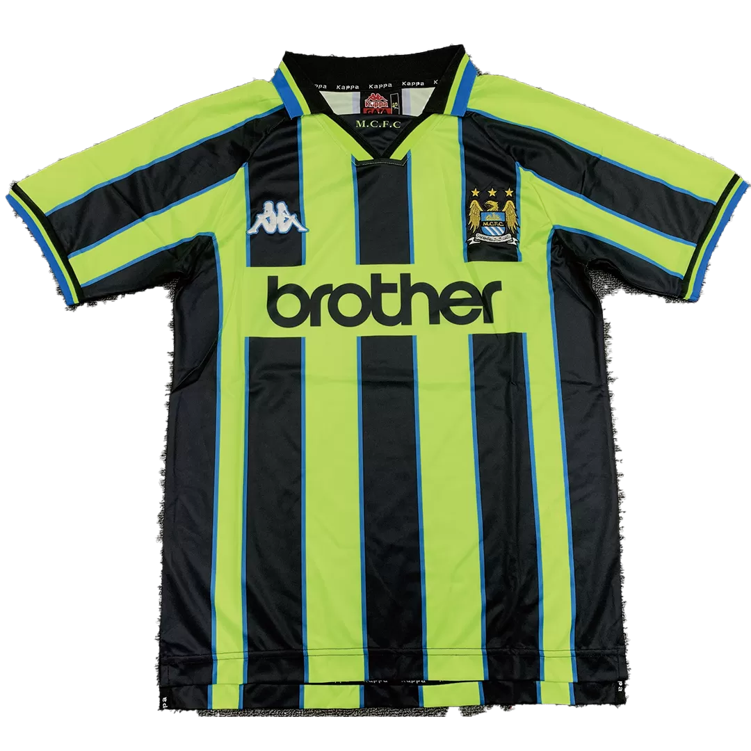 Manchester Away Jersey Retro 1998/99 By Kappa | Youth Soccer
