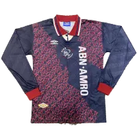 Retro 1995/96 Ajax Away Long Sleeve Soccer Jersey - elmontyouthsoccer