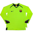 Retro 2005/06 Barcelona Away Long Sleeve Soccer Jersey - elmontyouthsoccer