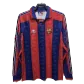 Retro 1996/97 Barcelona Home Long Sleeve Soccer Jersey - elmontyouthsoccer