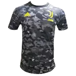 Authentic Juventus Pre- Match Soccer Jersey 2021/22 - Gray&Black - elmontyouthsoccer