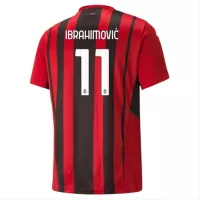IBRAHIMOVIĆ #11 AC Milan Home Jersey 2021/22 By - elmontyouthsoccer