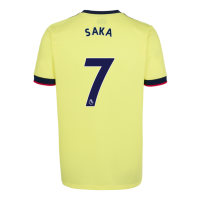 SAKA #7 Arsenal Away Jersey 2021/22 By Adidas