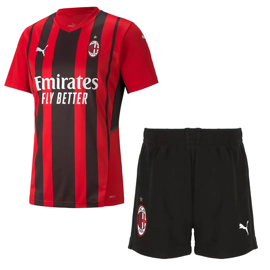 AC Milan Home Jersey Kit 2021/22 Puma | Elmont Youth Soccer