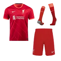 Liverpool Home Jersey Whole Kit 2021/22 By - elmontyouthsoccer