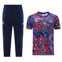 Bayern Munich Training Kit (Jersey+3/4 Pants) 2021/22 - Red&Blue - elmontyouthsoccer