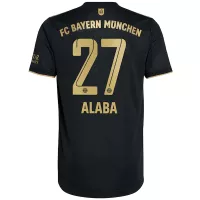 ALABA #27 Bayern Munich Away Jersey 2021/22 By - elmontyouthsoccer