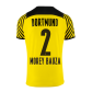 MOREY BAUZA #2 Borussia Dortmund Home Jersey 2021/22 By Puma