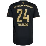 TOLISSO #24 Bayern Munich Away Jersey 2021/22 By Adidas