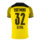 REYNA #32 Borussia Dortmund Home Jersey 2021/22 By Puma