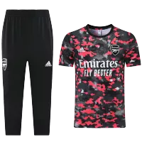 Arsenal Training Kit (Jersey+3/4 Pants) 2021/22 - Red&Black - elmontyouthsoccer