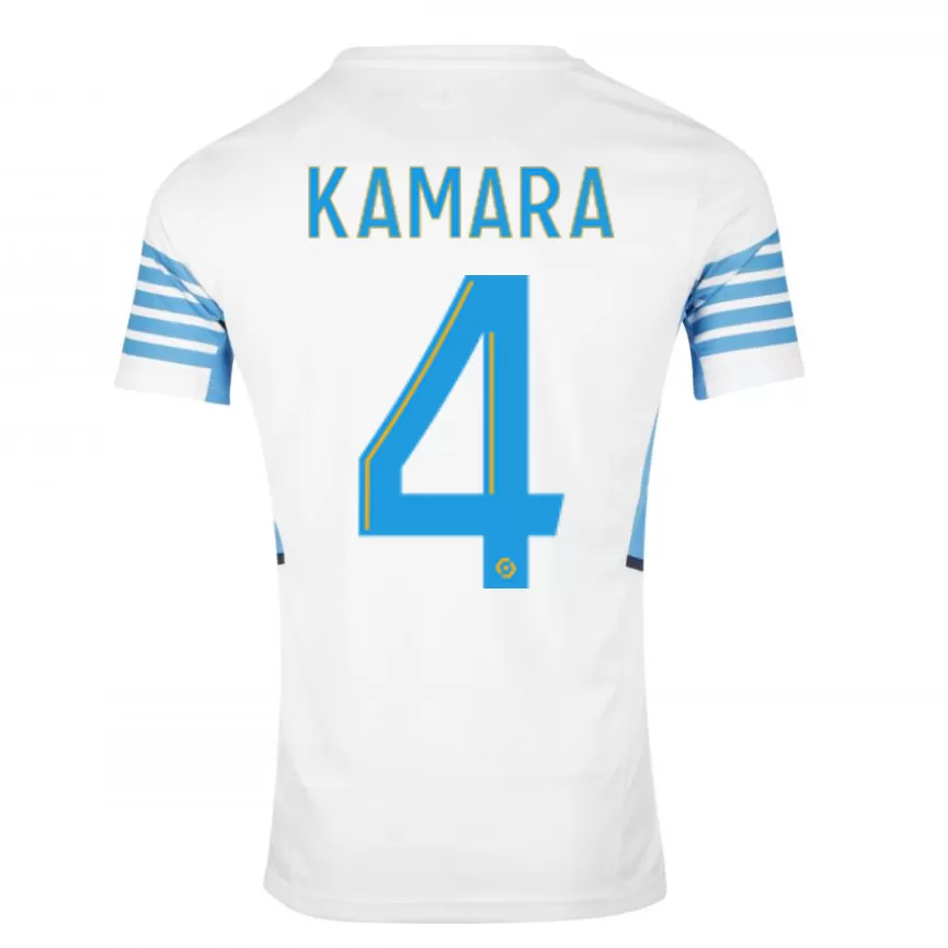 KAMARA #4 Marseille Home Jersey 2021/22 By Puma