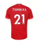 TSIMIKAS #21 Liverpool Home Jersey 2021/22 By - elmontyouthsoccer