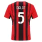 DALOT #5 AC Milan Home Jersey 2021/22 By - elmontyouthsoccer