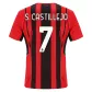 S. CASTILLEJO #7 AC Milan Home Jersey 2021/22 By - elmontyouthsoccer