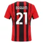 BRAHIM #21 AC Milan Home Jersey 2021/22 By - ijersey
