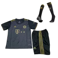 Bayern Munich Away Jersey Whole Kit 2021/22 By -Youth - elmontyouthsoccer