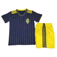Sweden Away Jersey Kit 2020 By - Youth - elmontyouthsoccer