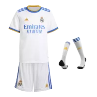 Real Madrid Home Jersey Whole Kit 2021/22 By -Youth - elmontyouthsoccer