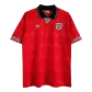 England Away Jersey Retro 1990 By - Red - elmontyouthsoccer